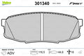 set placute frana,frana disc 301340 VALEO
