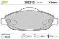 Set placute frana VALEO 302215