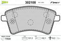 set placute frana,frana disc 302108 VALEO