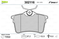 set placute frana,frana disc 302116 VALEO
