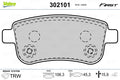 set placute frana,frana disc 302101 VALEO