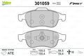 set placute frana,frana disc 301059 VALEO