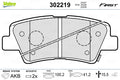 set placute frana,frana disc 302219 VALEO