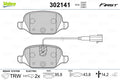 set placute frana,frana disc 302141 VALEO