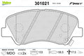 set placute frana,frana disc 301021 VALEO