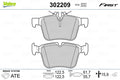 set placute frana,frana disc 302209 VALEO