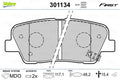 set placute frana,frana disc 301134 VALEO