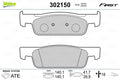 set placute frana,frana disc 302150 VALEO
