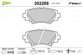 set placute frana,frana disc 302288 VALEO