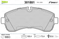 set placute frana,frana disc 301881 VALEO