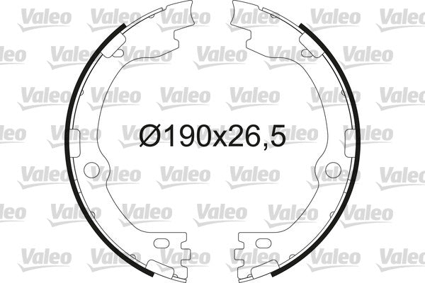 Set saboti frana, frana de mana 564211 VALEO