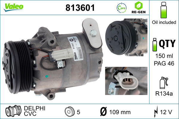 Compresor, climatizare 813601 VALEO