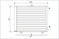 Condensator, climatizare 814095 VALEO