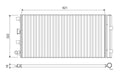 Condensator, climatizare 814178 VALEO