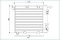 Condensator, climatizare 817506 VALEO
