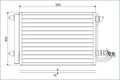 Condensator, climatizare 817777 VALEO
