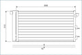 Condensator, climatizare 818005 VALEO
