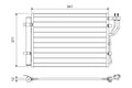 Condensator, climatizare 822582 VALEO