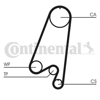 Set pompa apa + curea dintata CT910WP1 CONTINENTAL CTAM