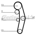 Set curea de distributie CT1028K5 CONTINENTAL CTAM