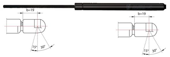 Amortizor portbagaj 2110186 METZGER
