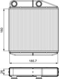 Schimbator caldura, incalzire habitaclu 811502 VALEO