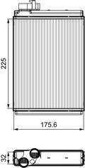 Schimbator caldura, incalzire habitaclu 811507 VALEO