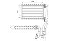 Schimbator caldura, incalzire habitaclu 811535 VALEO