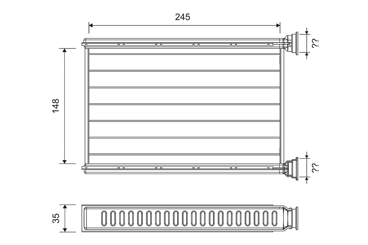 Schimbator caldura, incalzire habitaclu 812401 VALEO
