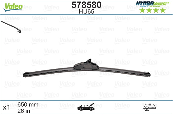 STERGATOR PARBRIZ 650 MM