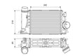 Intercooler, compresor 818316 VALEO