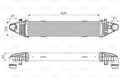 Intercooler, compresor 818616 VALEO