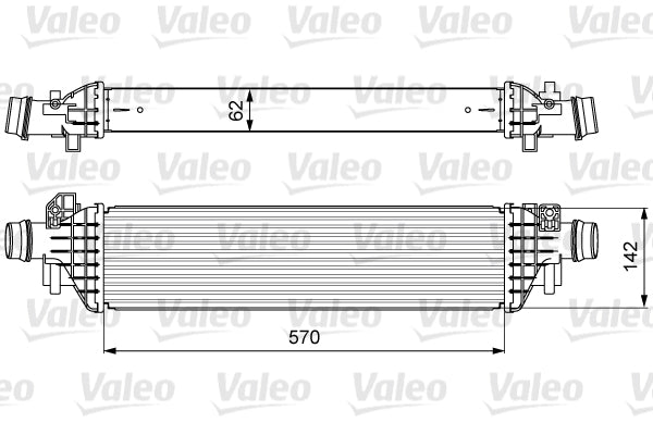 Intercooler VALEO 818628