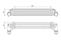 Intercooler, compresor 818698 VALEO