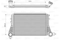 Intercooler, compresor 818795 VALEO