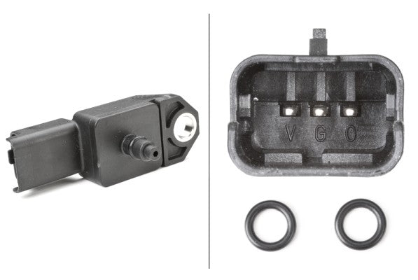 senzor,presiune supraalimentare 6PP 009 400-521 HELLA