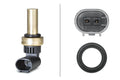 senzor,temperatura lichid de racire 6PT 358 058-181 HELLA
