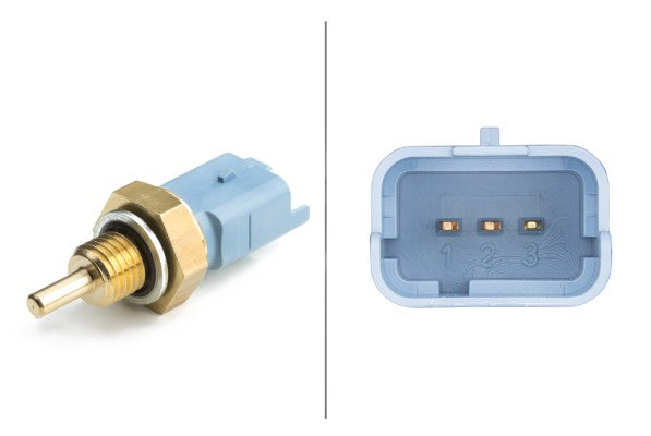 senzor,temperatura lichid de racire 6PT 009 309-521 HELLA