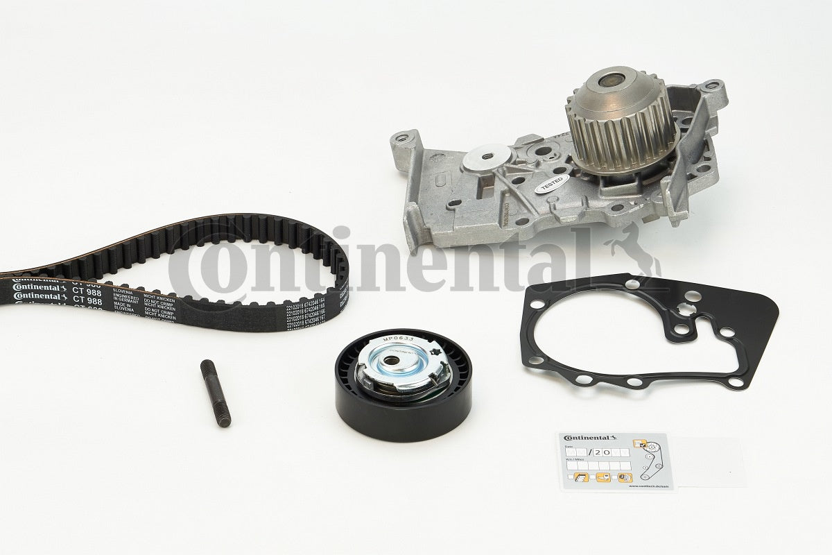 Kit distributie cu pompa apa CONTINENTAL CTAM CT988WP3