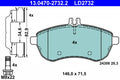 set placute frana,frana disc 13.0470-2732.2 ATE