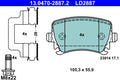 set placute frana,frana disc 13.0470-2887.2 ATE