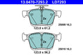 set placute frana,frana disc 13.0470-7293.2 ATE