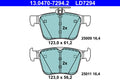 set placute frana,frana disc 13.0470-7294.2 ATE