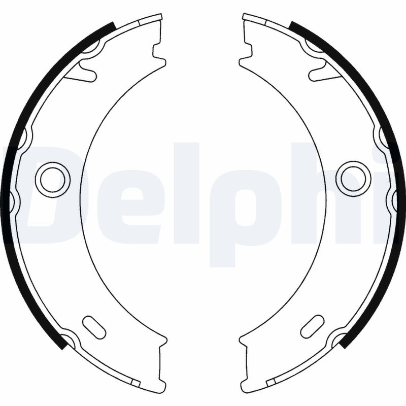 Set saboti frana, frana de mana LS1917 DELPHI