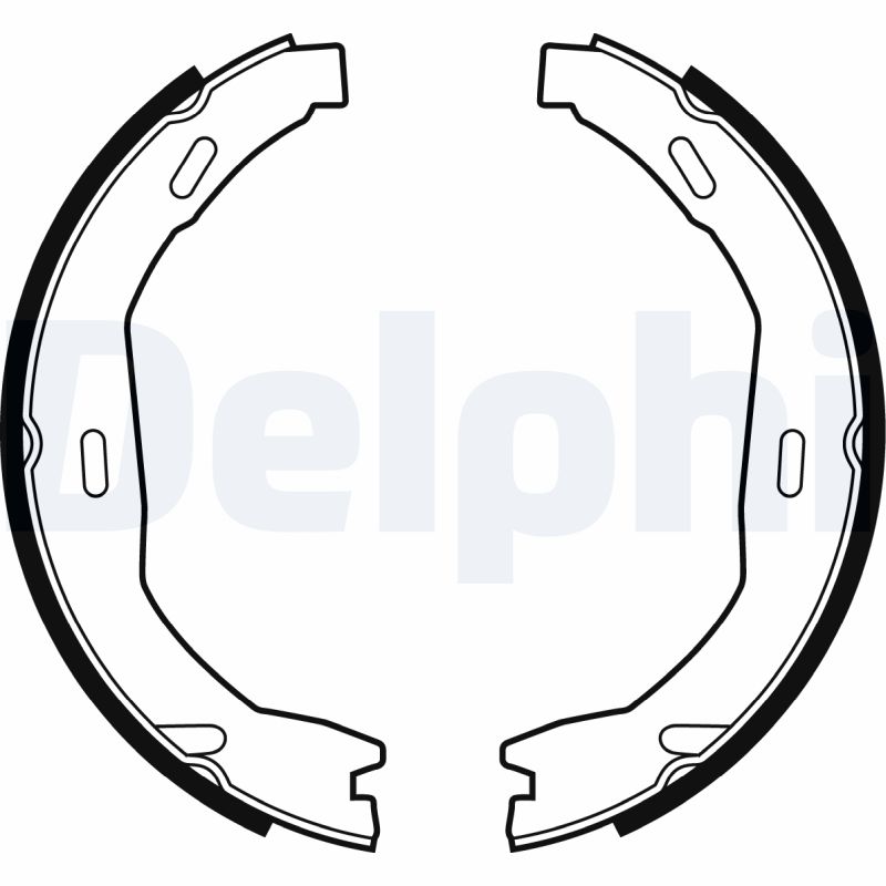 Set saboti frana, frana de mana LS2006 DELPHI