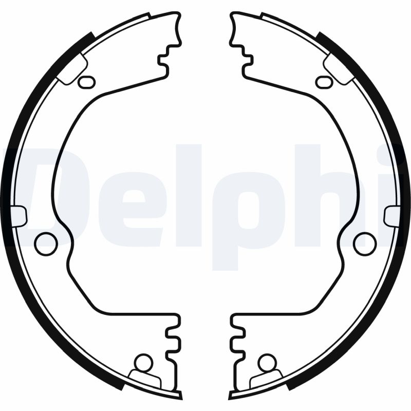 Set saboti frana, frana de mana LS2090 DELPHI