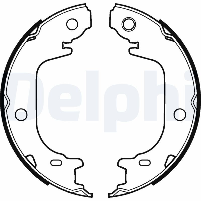 Set saboti frana, frana de mana LS2122 DELPHI