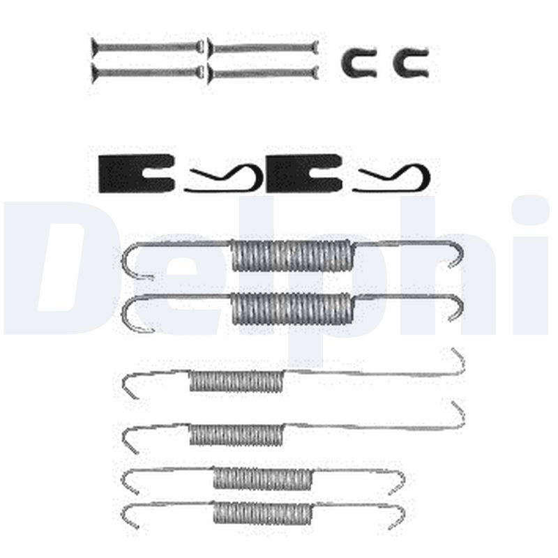 Set accesorii, sabot de frana LY1394 DELPHI