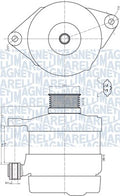 Generator / Alternator 063732192010 MAGNETI MARELLI