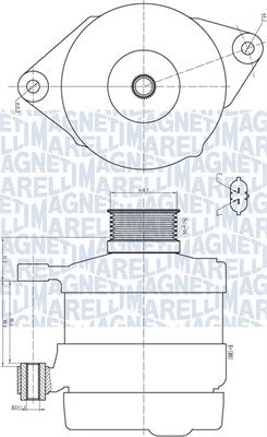 Generator / Alternator 063732192010 MAGNETI MARELLI